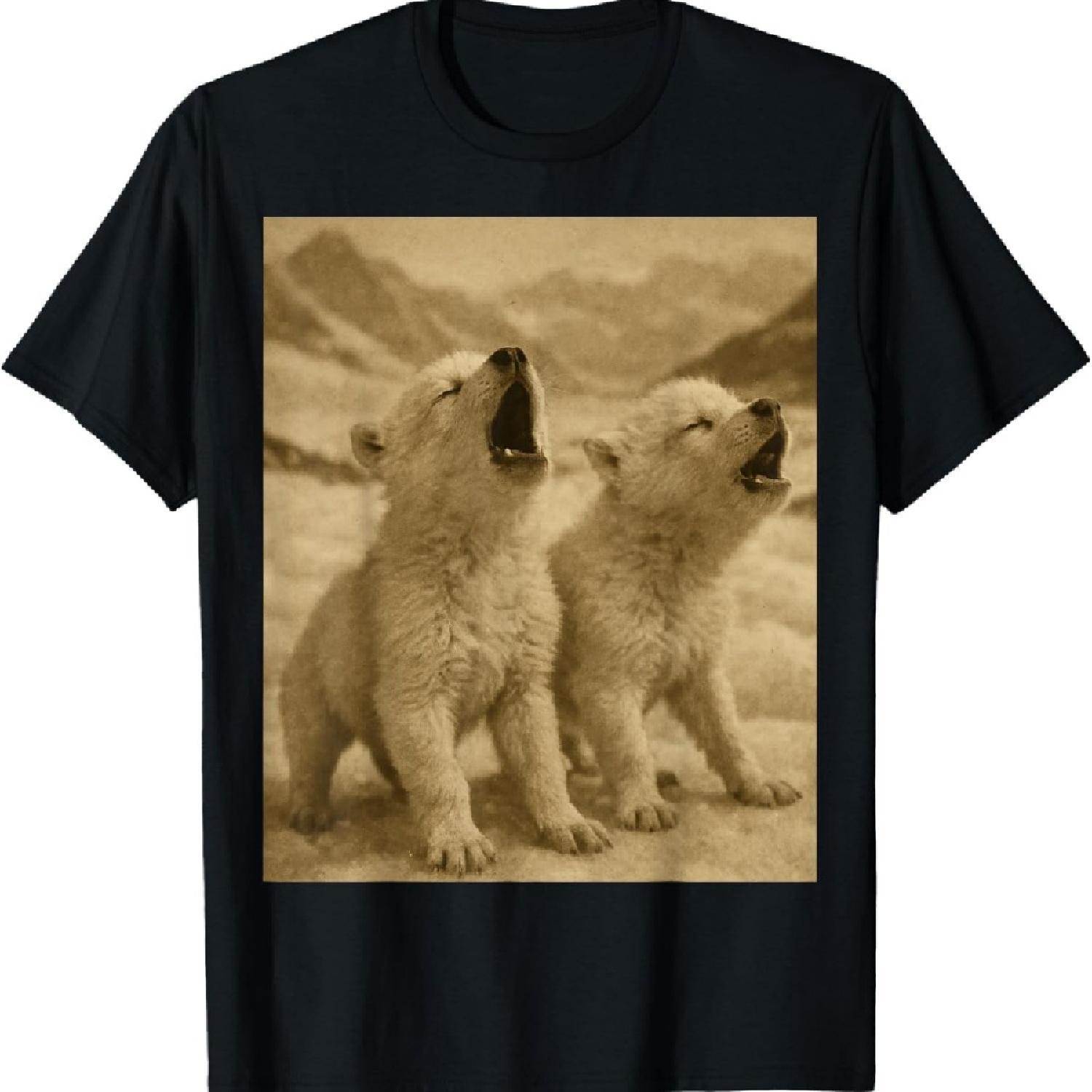 

Dire Wolves Wolf Mythical Wild Animal 2025 Vintage Style T-Shirt S