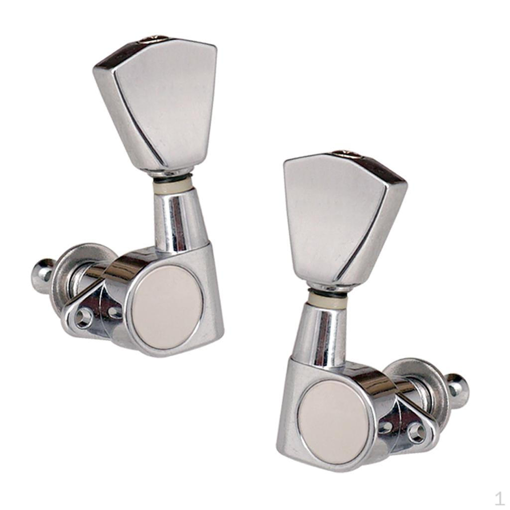 Sealed Locking Button String Tuning Peg for Electric Guitar 3R3L
