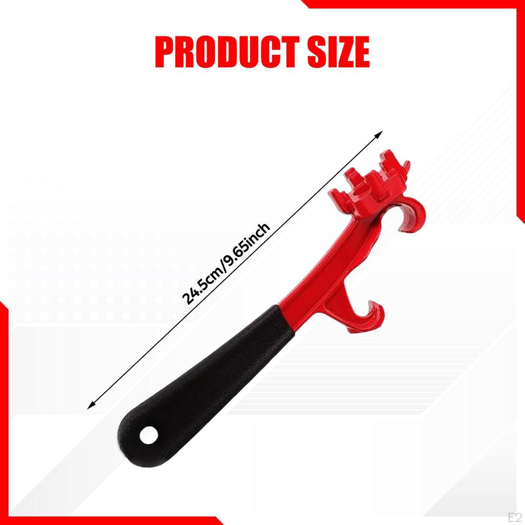 2x Bucket Opener Tool Lid Shop Portable Non Slip Aluminum Garage Industrial Metal