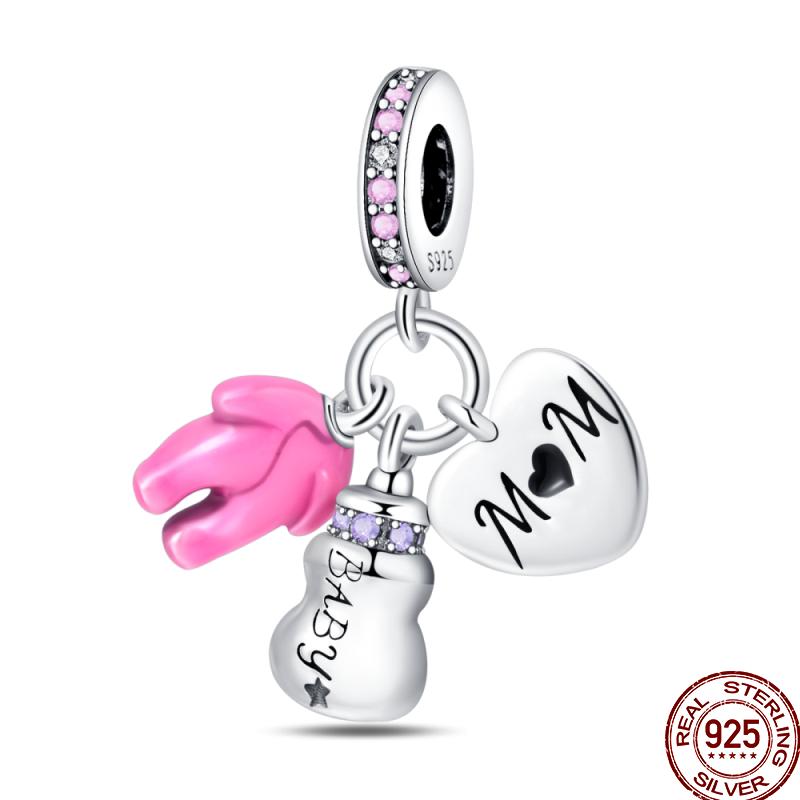 Copper Copper Snowman Gingerbread Santa Claus Ornaments Beads Suitable For 3Mm Original Bracelet Diy Jewelry