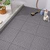 Splicing Soft Plastic Mat Floor Pad Non-slip Mat Toilet Ground Mat Bathroom Carpet Bath Mat