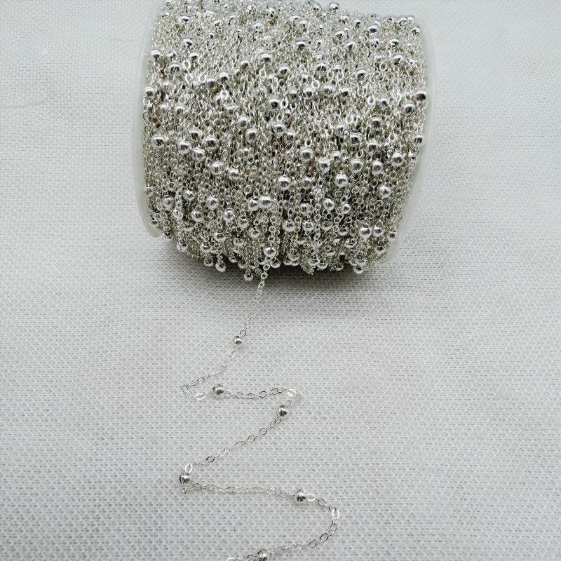 2yards Golded/silvered Plated Necklace Chain for Jewelry Making Findings DIY Necklace Chains Materials Handmade