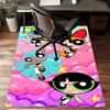 1pc Powerpuff Design Printed Area Rug Carpet for Bedroom Living Room Home Decor Rugs Mat Non Slip Mat Rug for Bedside
