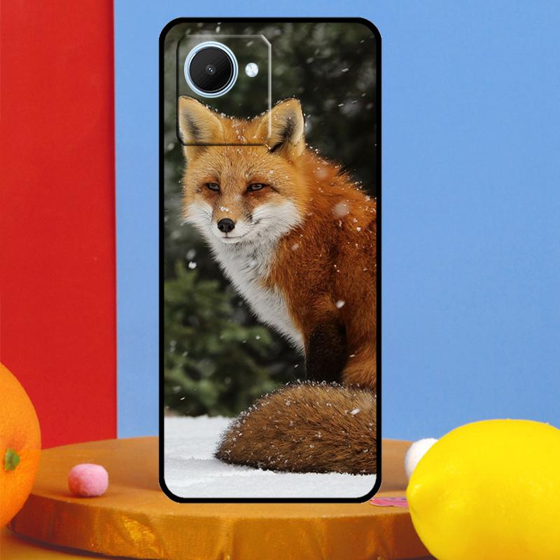 Cute Fox In Autumn For Realme 15 Pro 10 11 12 13 14 Pro Plus GT6 GT7 C61 C67 C63 C71 C55 C51 C65 C53 C75 Case
