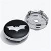 4pcs BAT Logo Emblem Badge Car Wheel Center Caps O.D 60MM I.D 56MM Wheels Hub Cap Rim Hubcaps Dust Cover Replace Car Accessories