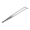 Yousheng 2Pcs Aquarium Tweezers Stainless Steel Reptile Feeding Tongs Long Straight And Curved Tweezers Lizards Bearded Dragon Snake Tank Accessories
