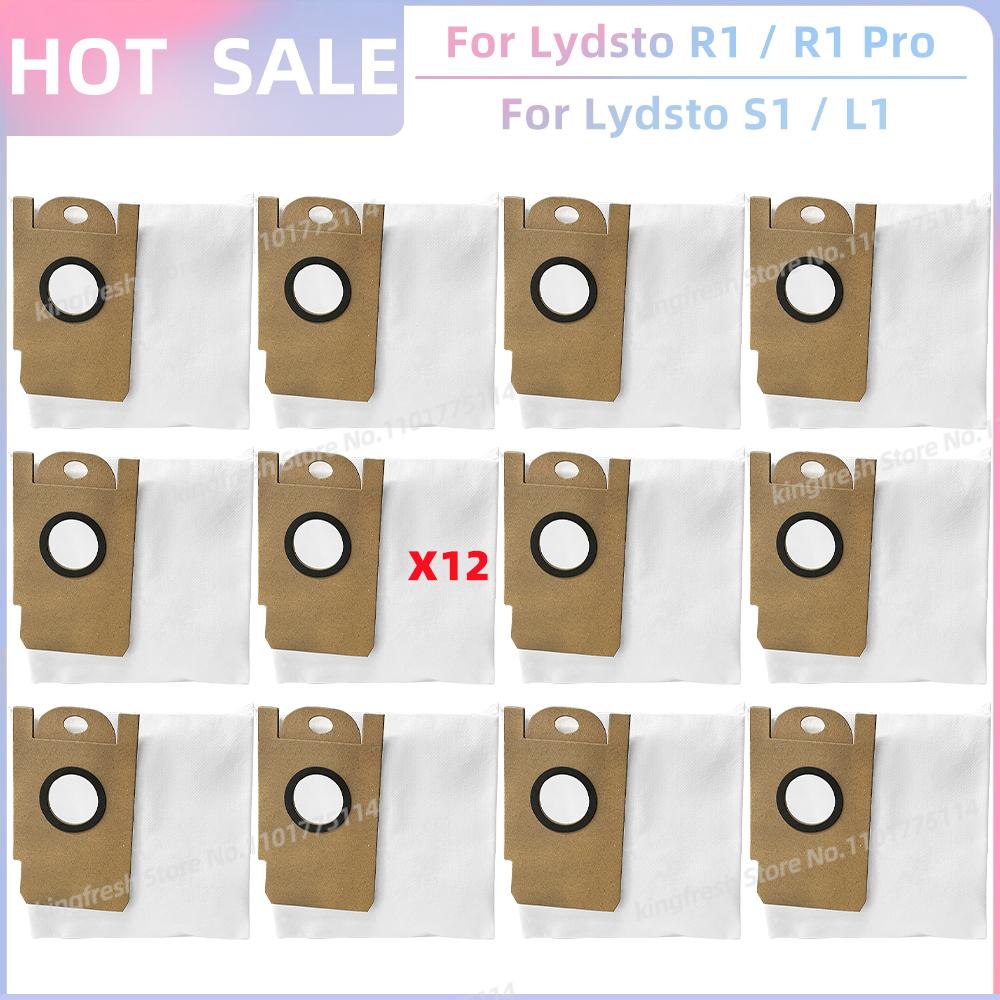 Fit For XiaoMi Lydsto R1 / R1A / R1D / R1 Pro / S1 / L1 Replacement Parts Accessoies Roller Side Brush Filter Mop Pads Dust Bag