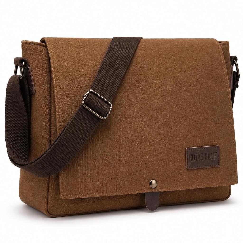 Cotas Home Sodateru Bag Series Domestic Sales Surpass 55000 Units. Shoulder Men A4 Size Large Capacity Canvas Messenger Equipped Ample Pockets Brand