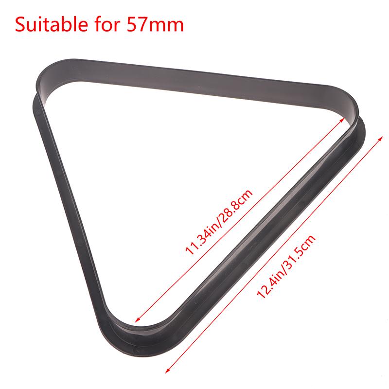 1Pc Snooker Tri-Angle Billiard Triangle Frame Rack Plastic Table Ball Rack Snooker Accessories 25Mm 32Mm 38Mm 44Mm 52Mm 57Mm