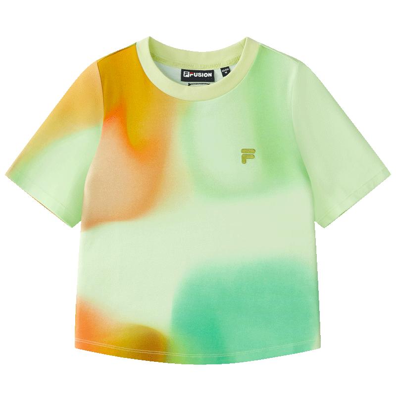 FILA FUSION Women s Knit Short-Sleeve T-Shirt M