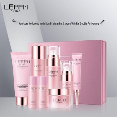 Lan Ni Fang Ergoline Matsutake Diamond Extract 8 dalių veido priežiūros rinkinys: Drėkinamieji produktai