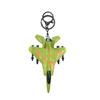 Combat Aircraft Keychain Pendant Small Portable Design Cartoon Shape Airplane Shape Key Charm Keys Stress Relief Toy
