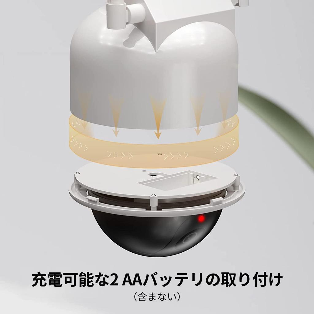 XBERSTAR Dummy Security Camera (Latest LED Specification/Metal Arm) Security Sticker (Light Resistant/Waterproof) Dummy Surveillance Camera