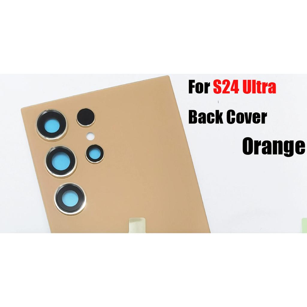 (New)O-E-M Back Lid Battery Cover Case for SM-S24 Ultra 24ULTRA S24U 5G Glass Battery Door Back Glass Rear Housing Rear Cover