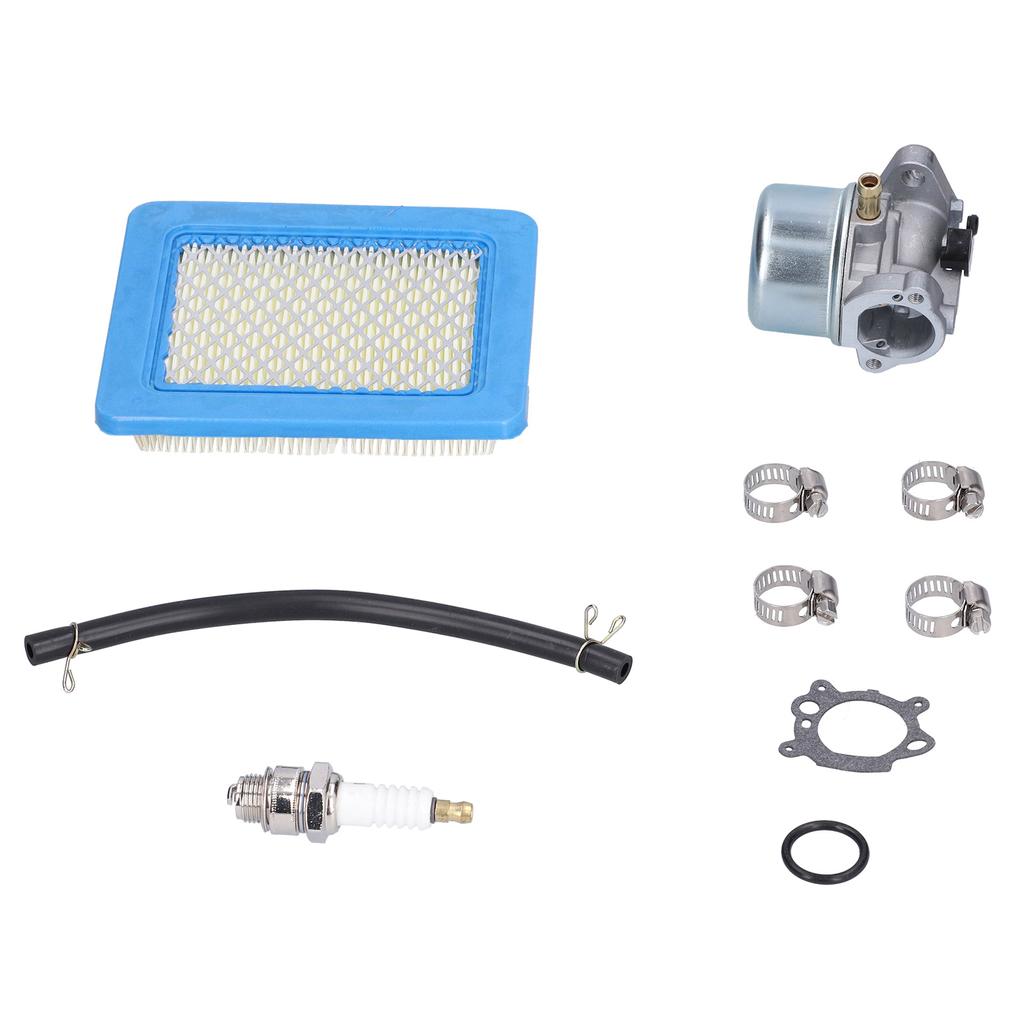 Carburetor Sparking Plug Air Filter Fuel Line Kit Lawn Mower Accessory 498170 799872 694202