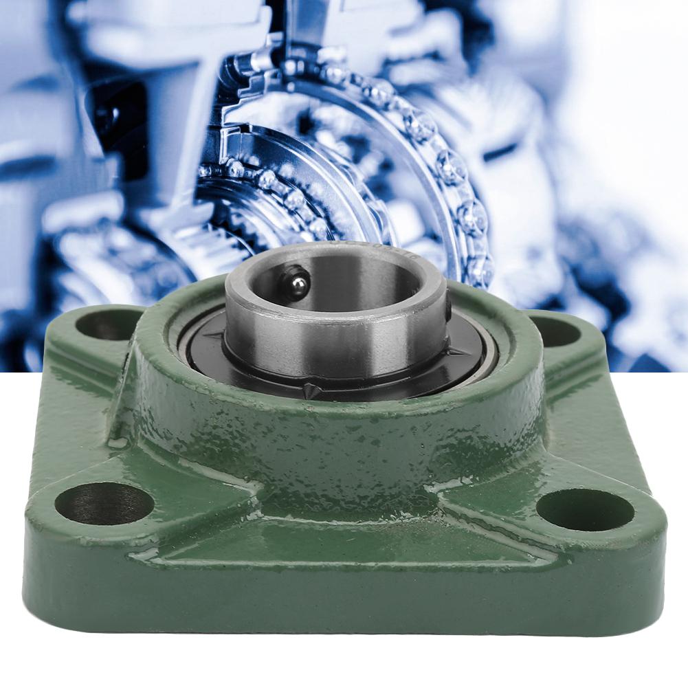 Cojinete cuadrado de bloque de almohada UCF20520516 de 30 mm x 25,4 mm con base sólida y 4 orificios de montaje(25.4 mm)