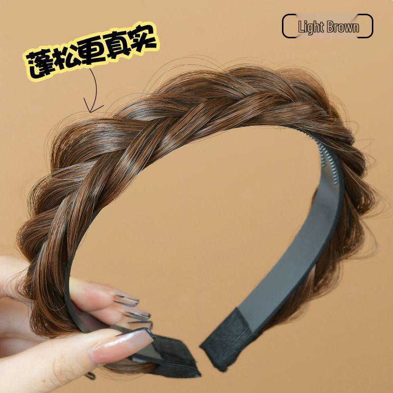 Fishbone Braid Five-Strand High Crown Invisible Hair-Enhancing Headband