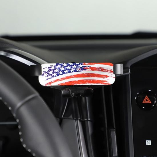 US Flag Car Dashboard Dash Mount Phone Holder Bracket For Subaru Crosstrek 22-24