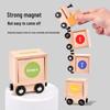 Wooden Shape & Color Recognition Train: Early Education Toy for Kids