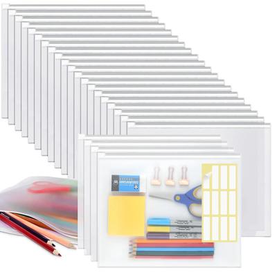 10 stuks A4 A5 Bestand Document Kantoorartikelen Organizer Pouch Mapjes Rits Bestand Zakken Dossierzakken voor Document School Kantoorartikelen