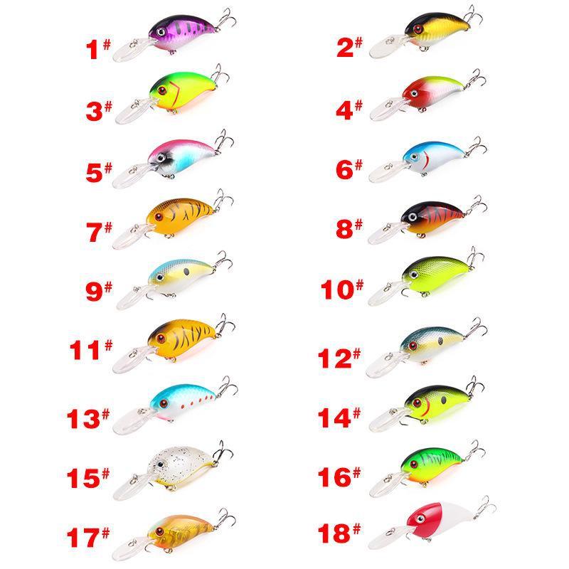 10 SZTUK Błyszczących Przynęt Wędkarskich Sztucznych Twardych Przynęt