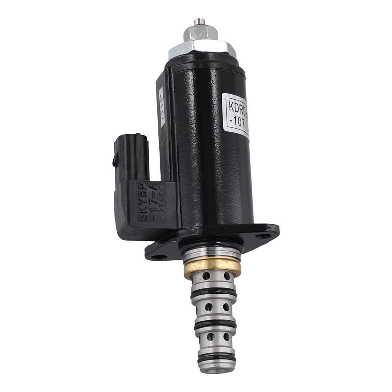 YB35V00005F1 KDRDE5K-31 30C50-107 Hydraulic Solenoid Valve For Kobelco SK200-6E SK230-6E