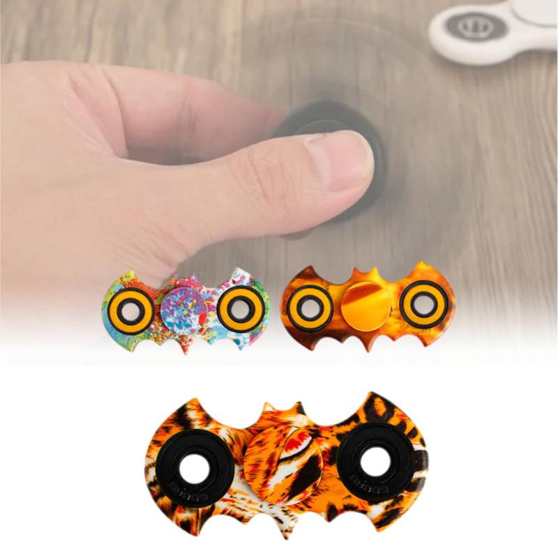 Batman Fingertip Gyro Stress Reliever Abs Stainless Steel Material Yellow Red Green Light Blue Black