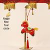 2026 Year of the Horse Zodiac Plush Mascot Toy - New Year Gift for Company Grand Opening