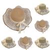 Ladies' Bow Lace Hat Beach Hat Sun Hat
