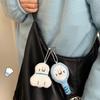 Seal Plush Pendant Stuffed Animal Keychain Cartoon Racket Seal Creative Ornament for Handbag Backpack Charm