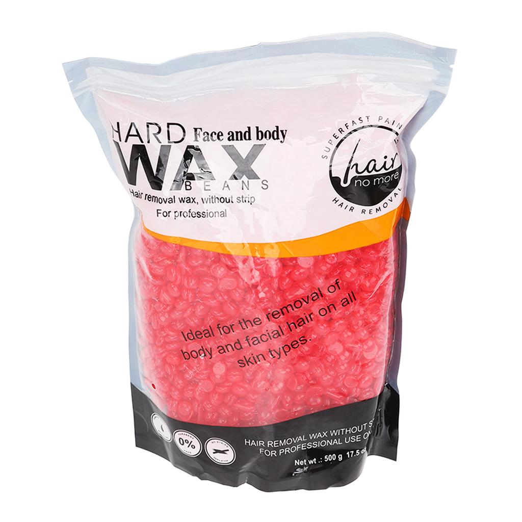 500g Wax Beads Rose Hard Wax Particles Unisex Hair Removal Tool for Hair Removal