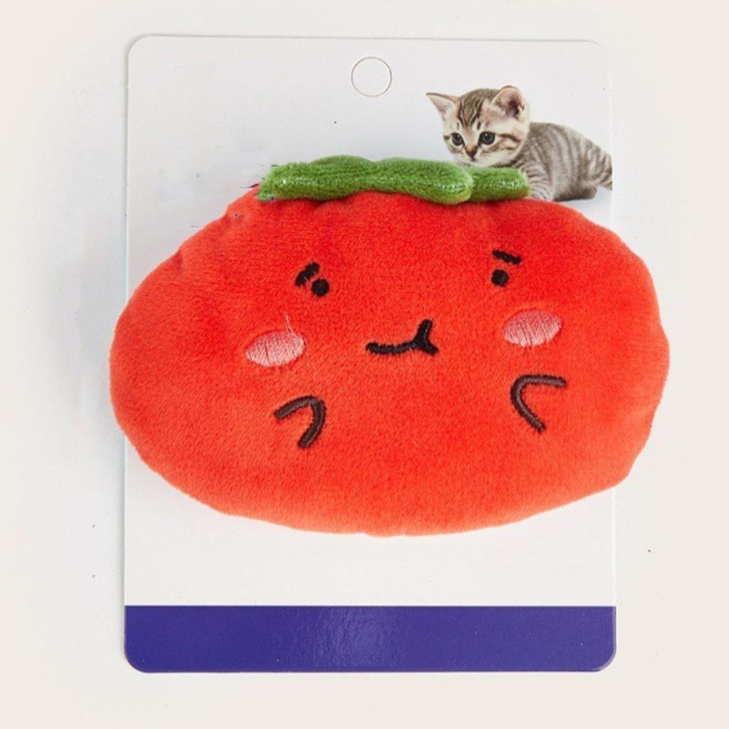 Vegetable  Shaped Cats Mint Toy Scratch  Resistant Plush Pet Toy