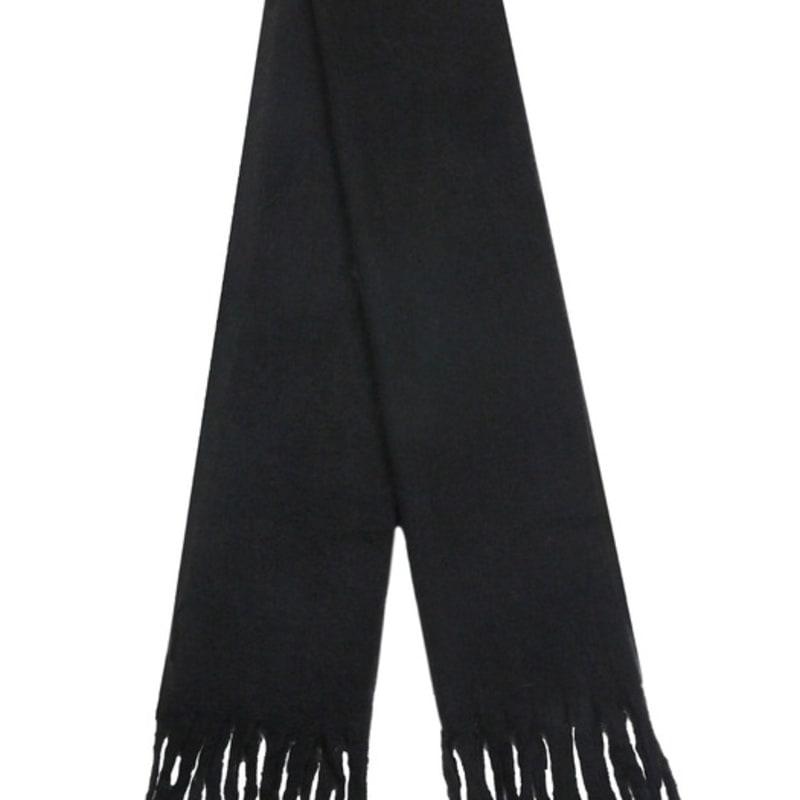 GRAVER [BAG&ACC] Clover Embroidered Bold Muffler_Black