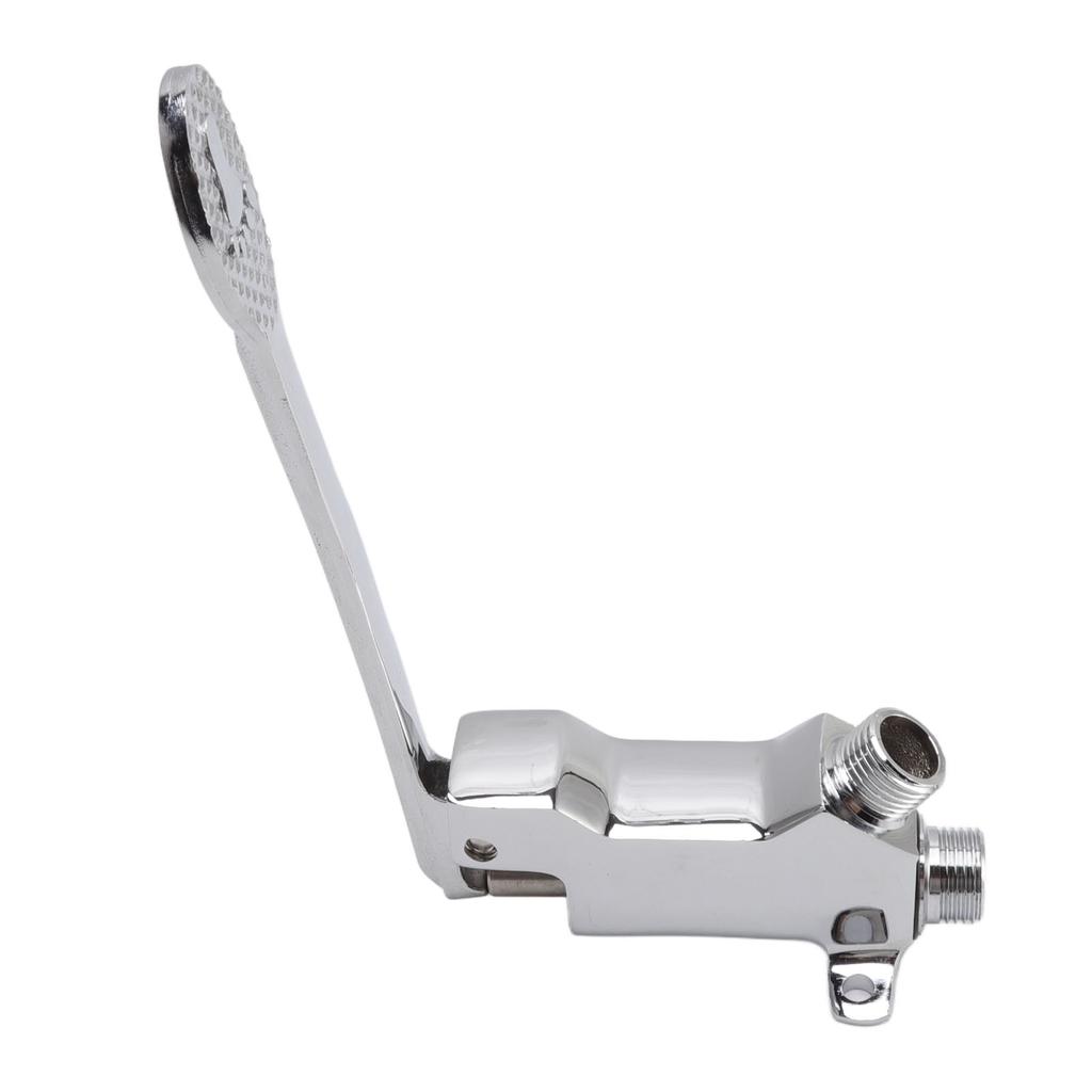 Fußpedal Steuerventil Wasserhahn Edelstahl Küchenspüle Wasserhahn Vertikaler Becken Schalter Wasserhahn