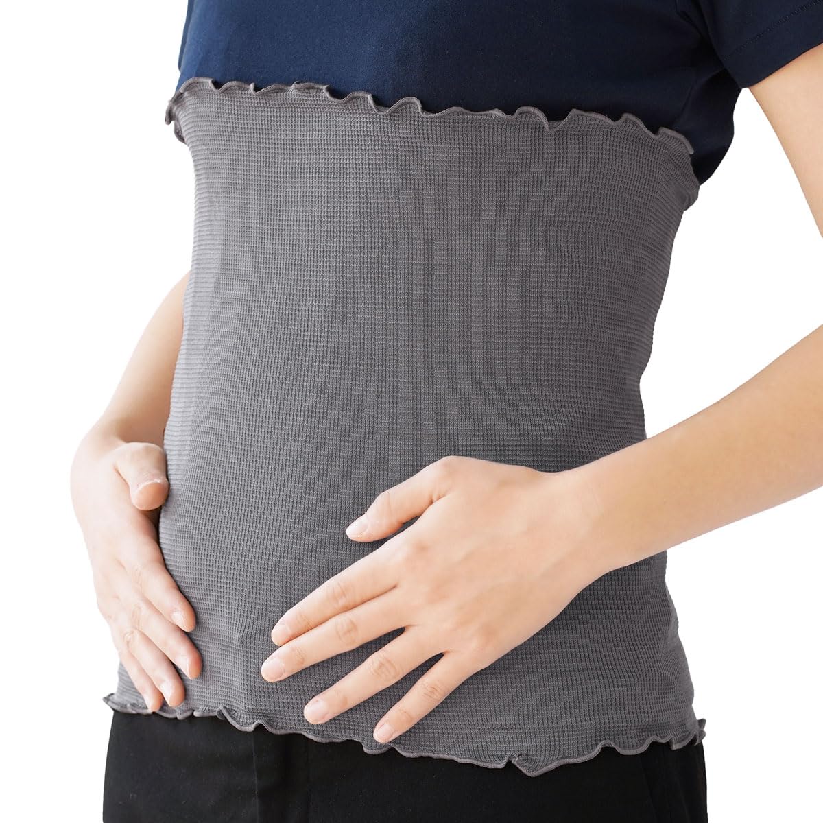 

Эластичный шелковый пояс для живота Шелковый пояс для согревания живота для мужчин и милый и сделанный в Японии натурального свинцового цвета [Kinuya] Грелка, Женский, Для беременных, Стильный,