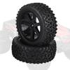 4pcs 1 10 RC Truck Rubber Tire Wheel Tyre for ZD Racing Buggy Crawler Car Black