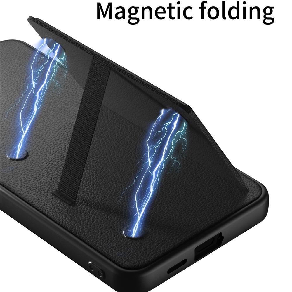 Leather Wallet Magnetic Bracket Cover For Samsung Galaxy S24 Ultra Plus 5G Phone Case Camera Protection Shockproof Coque Fundas