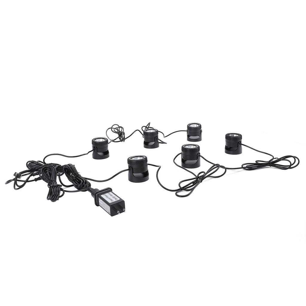 RGB Pond Lights with Timer LED Submersible Underwater Colorful Landscape Spotlight Remote Control