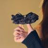 Stylish Lace Bow Twist Hair Clip: Versatile Mesh Design for Trendy Headwear