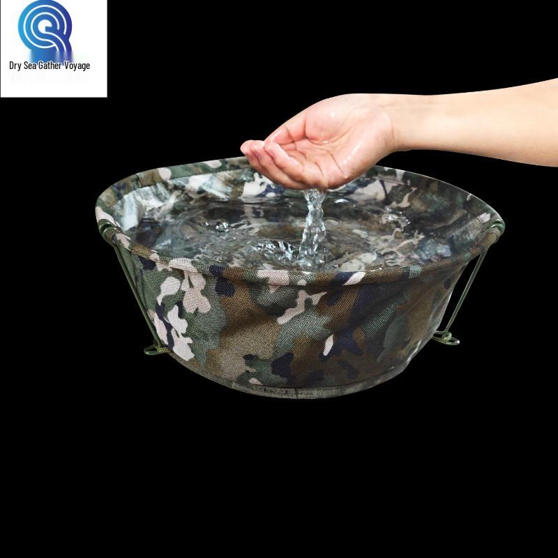Qianhai Juhang Portable Camouflage Folding Wash Basin
