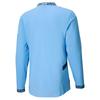 Puma Manchester City 2024/25 Letter Print Crew Neck Long Sleeve Soccer Jersey Unisex Tops Blue 775183-01