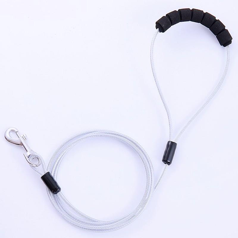 Dog Leash Dogs Chain Steel Wire Leashes for Dog Walking Anti-bite Puppy Training Leash Soft Handle Dogs Leashes Pet Accessories