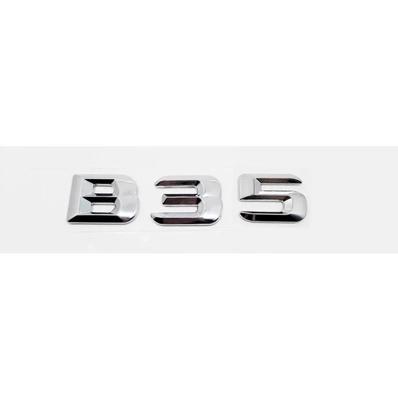 BKS2 Car Letter Sticker Rear Badge Embedding Emblem For Mercedes Benz B Class B35 B45 B63 B180 B200 B220 B250 B260 B300 Decoration