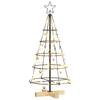 Christmas Decoration with Stand Black 90 cm Steel