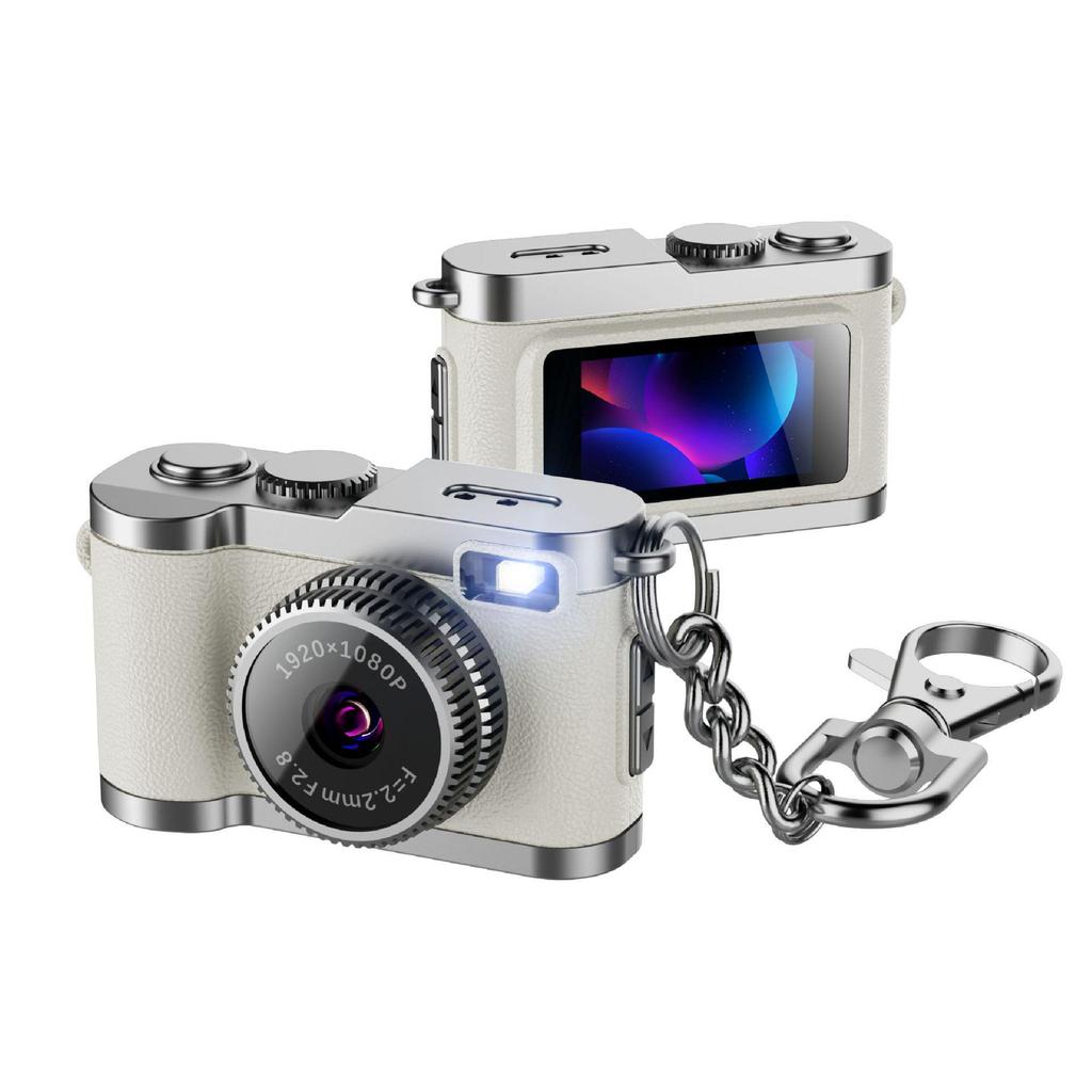 Retro Mini HD Digital Camera Keychain: Portable Cross-Border Photography/Video Recording Device