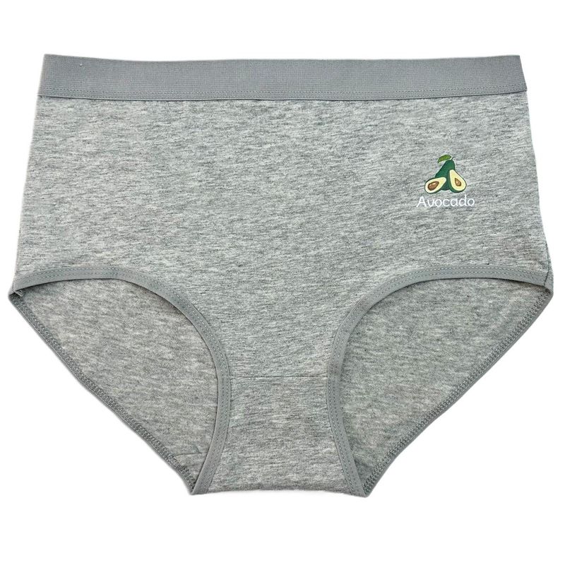 Women's Fruit-Patterned Embroidered Panties Comfortablfe Briefs