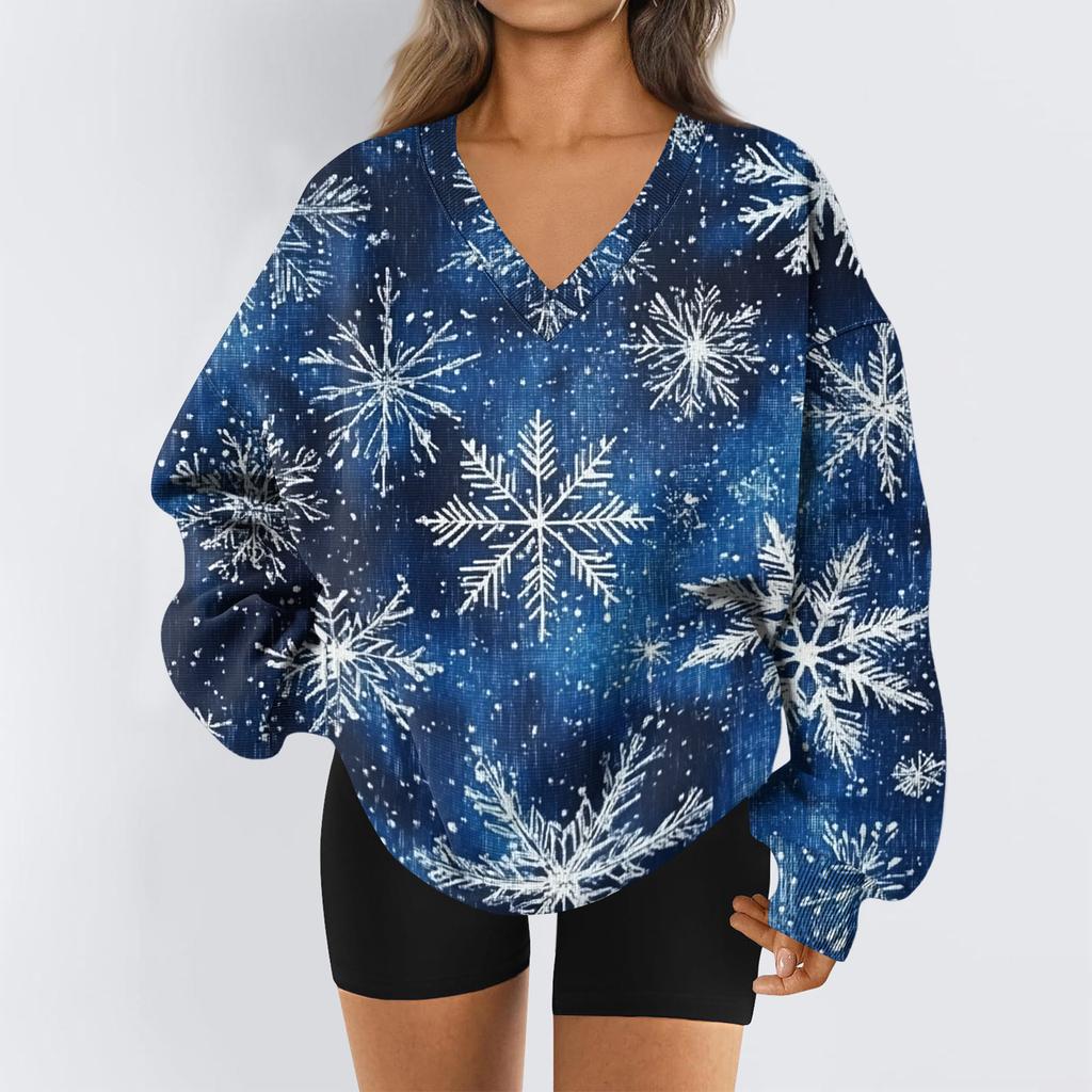 Dámská mikina sportovní flanelová mikina s dlouhým rukávem top ležérní mikina s výstřihem do V