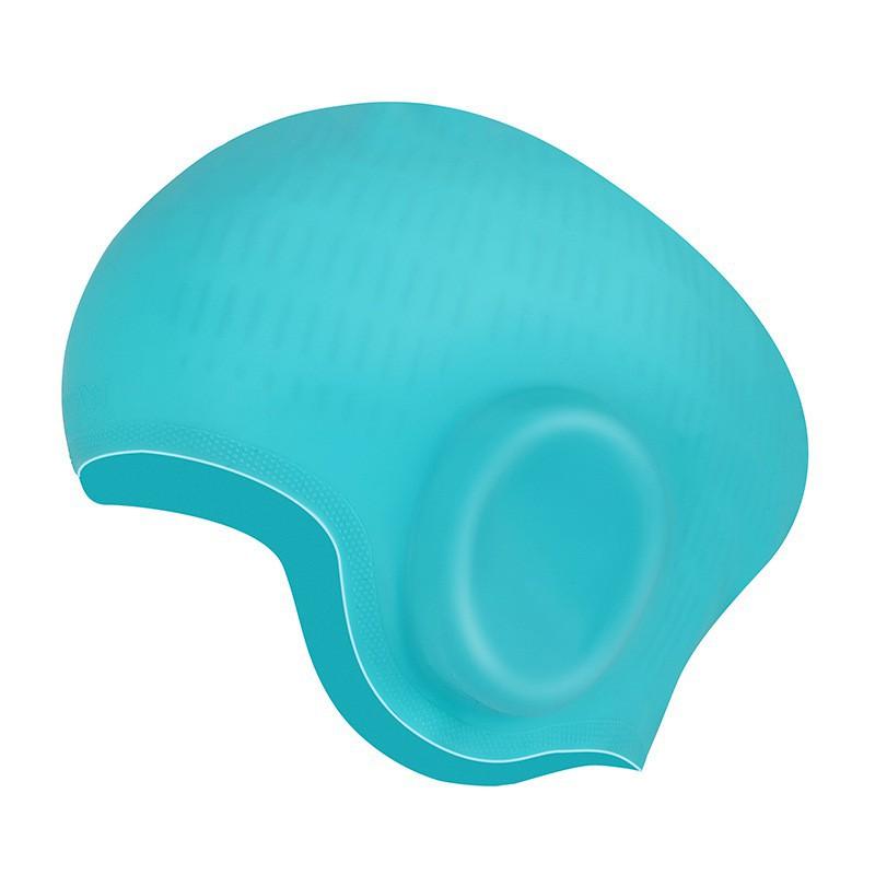 

Ear Protect Silicone Swimming Cap Long Hair Water Proof