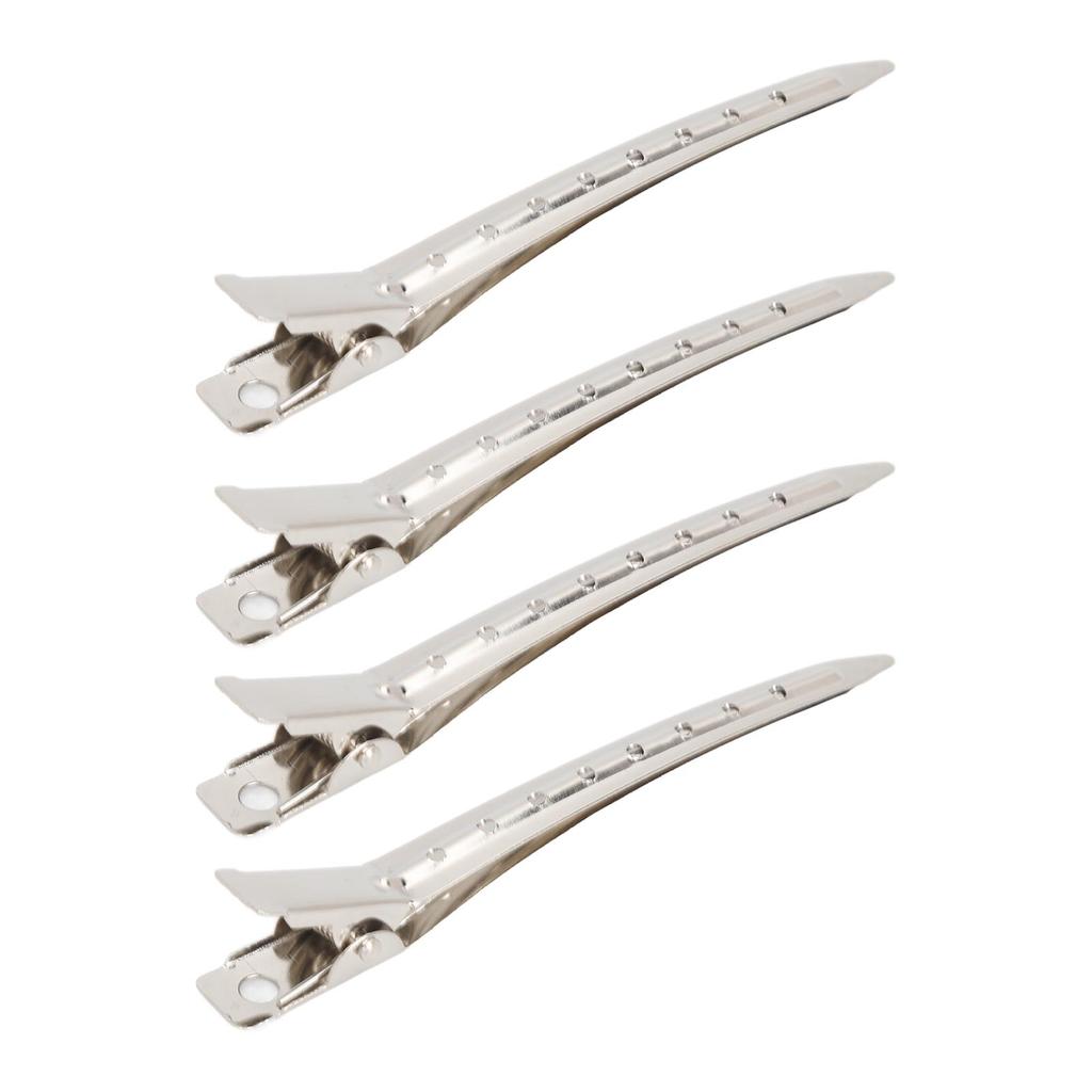 100 st Hårstylingklämmor Fäster Stadigt Hårsektioneringsnålar Lockklämmor för Salonganvändning