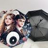 1PC Harry Potter, Butterflies Umbrella-8-Rib Reinforced, Automatic Open, Lightweight & Durable, Cute Fashion Accessory for Outdoor, D2632